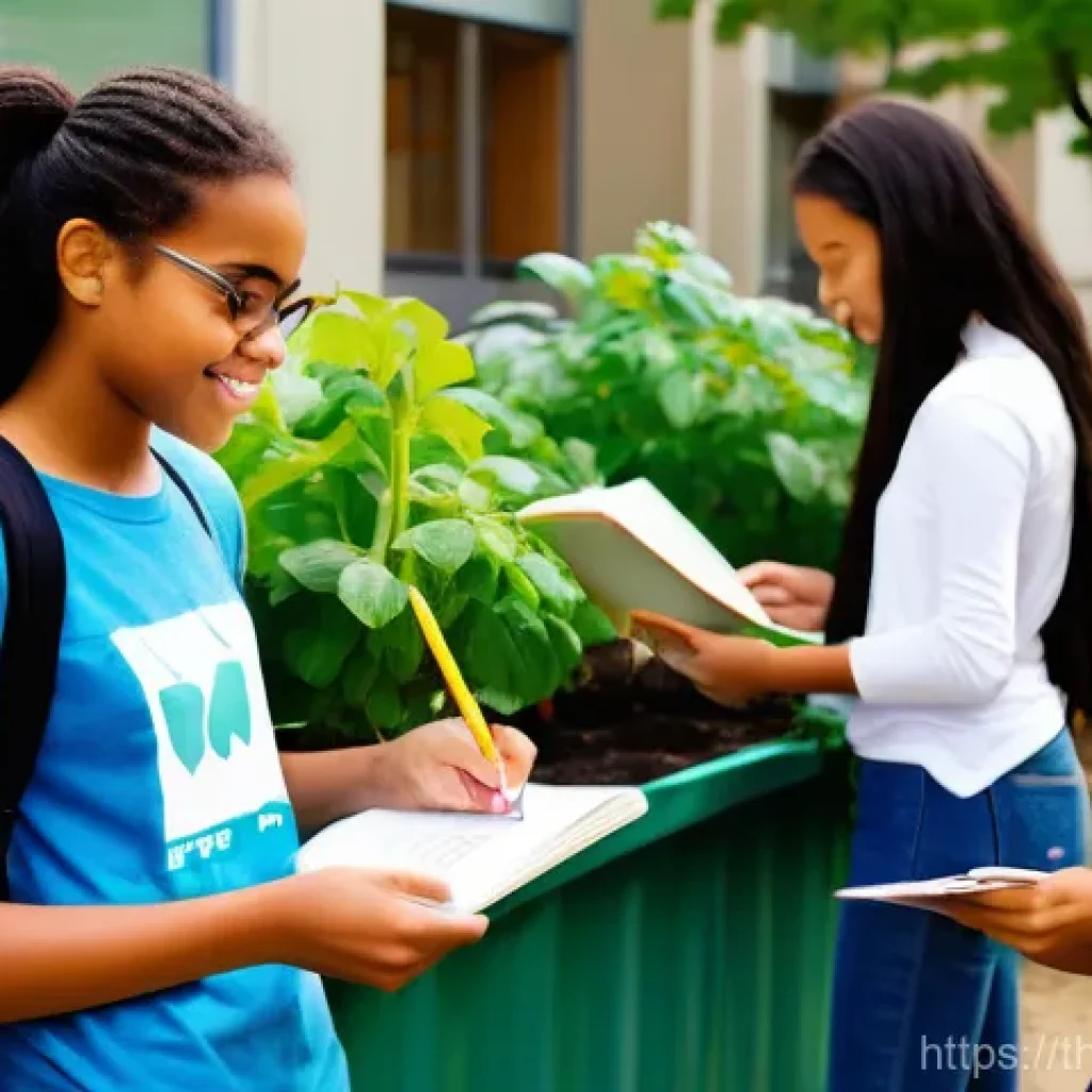 진로교육 프로그램 - **Prompt:** A diverse group of optimistic teenagers and young adults (ages 15-20) are depicted in a ...
