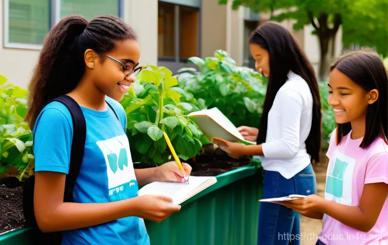 진로교육 프로그램 - **Prompt:** A diverse group of optimistic teenagers and young adults (ages 15-20) are depicted in a ...