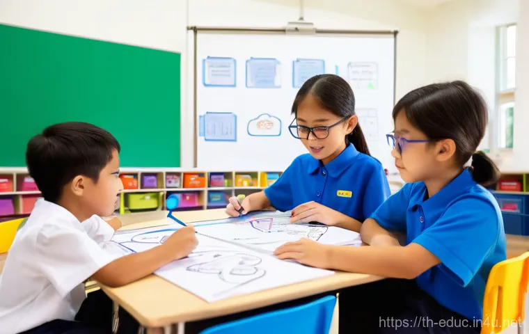 디지털 네이티브 세대 교육 - **Prompt 1: Creative Problem-Solving and Digital Collaboration in a Modern Classroom**
    A group o...